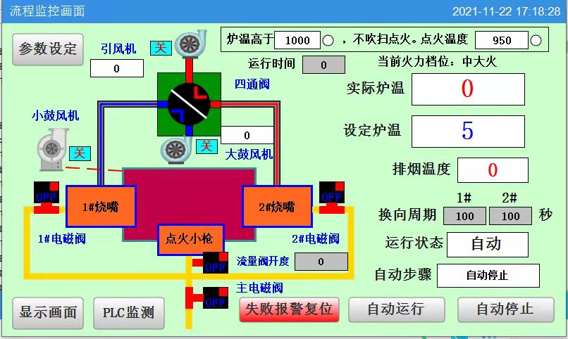 蓄热燃气控制